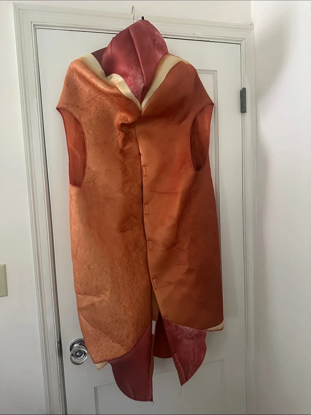Hot Dog Costume with Yellow Mustard Accent